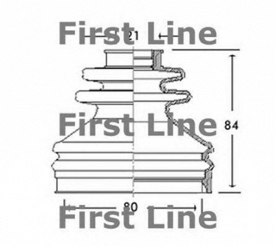 FIRST LINE fcb2699 -  Пыльник, приводной вал